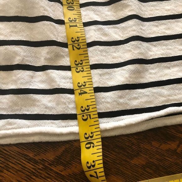 ModCloth Fervour Black and White Striped Fit and Flare Dress - Picture 13 of 13